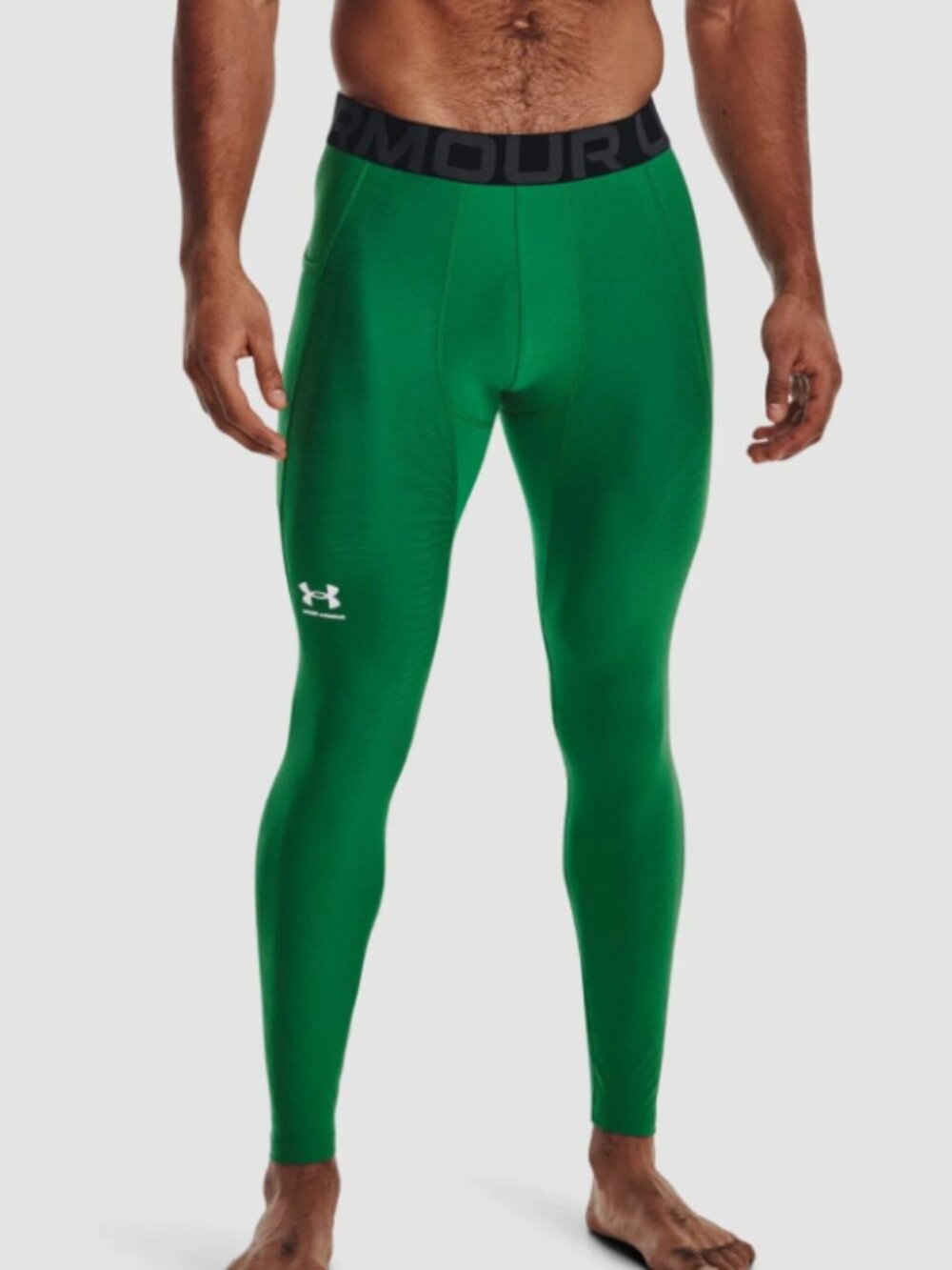 Under Armour Men's Green Leggings, L